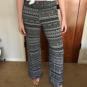Printed Flowy Pants